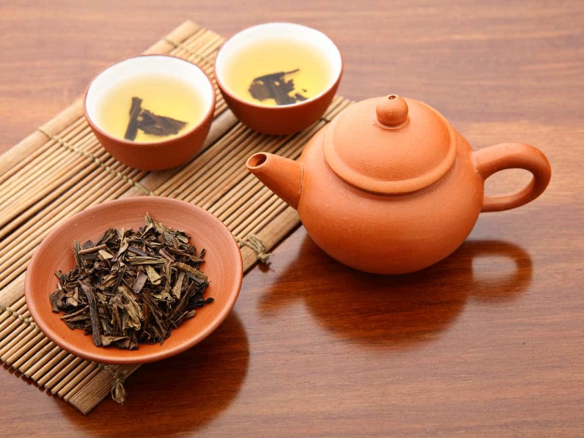 Loose Leaf Oolong Tea Cup & pot