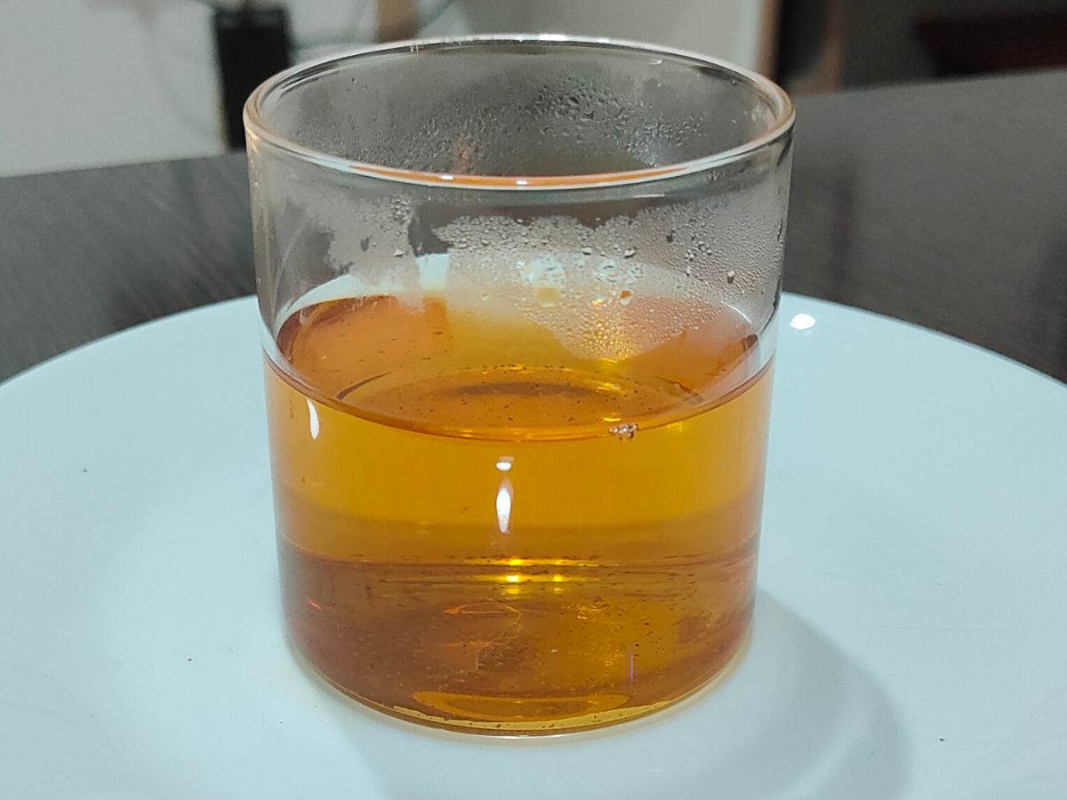 Golden Tea glass
