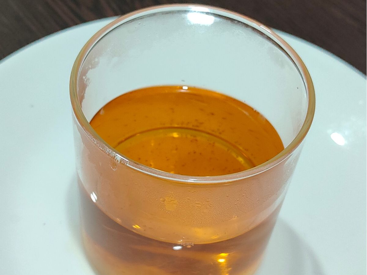 Golden Tea Glass