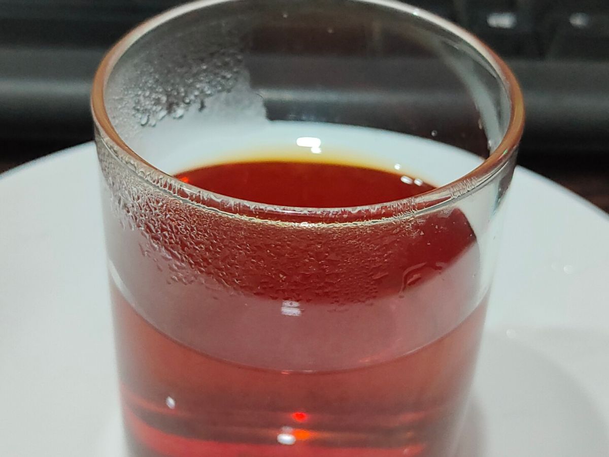 Strong Assam Black Tea Glass